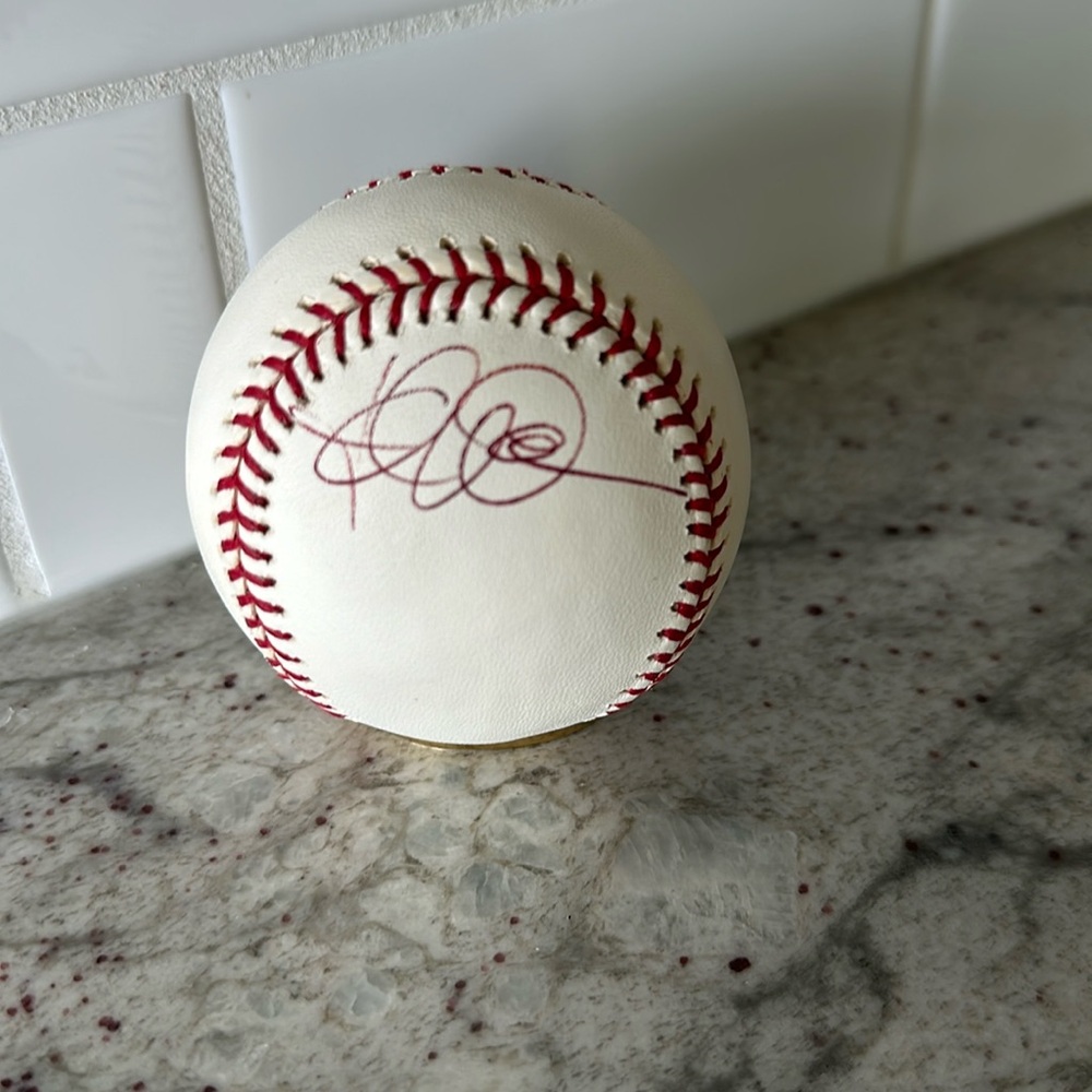 Jered Weaver signed autograph baseball Los Angeles Angels San Diego Padres
